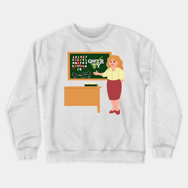 Alphabet Crewneck Sweatshirt by Hayani’s Sketch